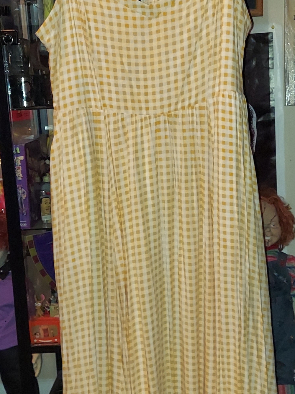 torrid Yellow and White Gingham Dress